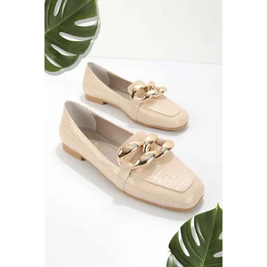 Bej Rugan  Kadın Loafer Ayakkabı K016411663