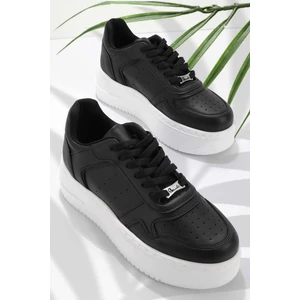 Siyah Beyaz  Kadın Sneaker K018360006
