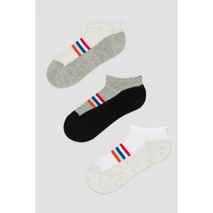 Mix Sportive Basic 3lü Patik Çorap