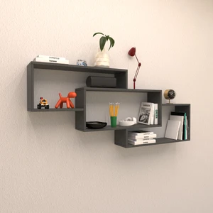 Hawai Duvar Rafı Antrasit ( Mat )