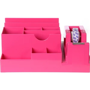 Mas 815 Pembe Masaüstü Organizer Kalemlik Seti