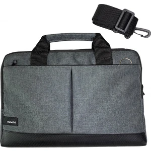 Moserini 14''-14.2'' Taban Korumalı, Omuz Askılı Macbook Air-Pro Laptop Çantası - Gri