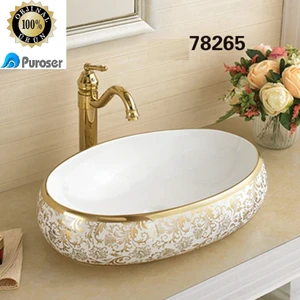 Flower Tezgah Üstü Çanak Lavabo