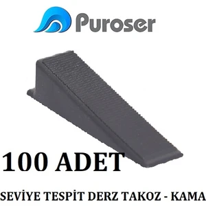 Seramik Fayans Tutucu Seviye Tespit Derz Takozu Kaması 100 Adet