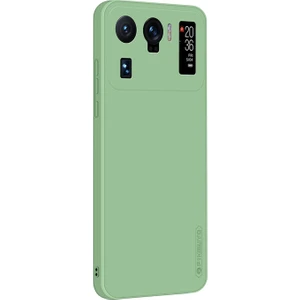 Dacare Xiaomi Mi 11 Için Pu Deri Çiçek Desenli Cüzdan Tasarımlı Telefon Kılıfı ile Ayarlanabilir Kordon - Kırmızı (Yurt Dışından)