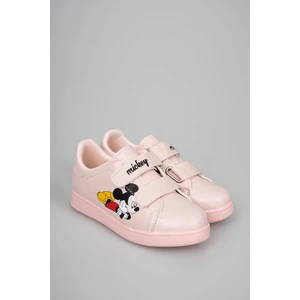 Baskılı Pudra Çocuk Ayakkabı