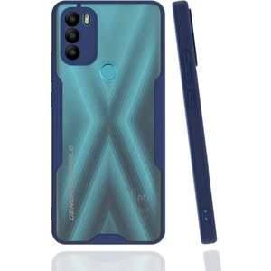 General Mobile Gm 21 Plus Kılıf Platin Silikon - Lacivert