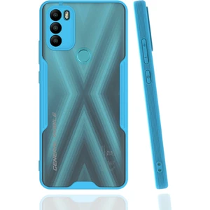 General Mobile Gm 21 Plus Kılıf Platin Silikon - Mavi