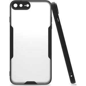 iPhone 8 Plus Kılıf Platin Silikon - Siyah