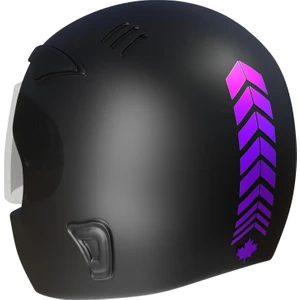 Çınar Extreme 2 Adet Sport Kask, Araba Ayna Patlıcan Moru Kask Sticker Çınar Extreme