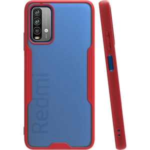 Xiaomi Redmi 9t Kılıf Platin Silikon - Kırmızı