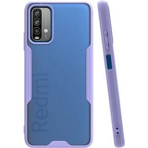 Xiaomi Redmi 9t Kılıf Platin Silikon - Lila