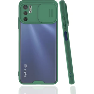 Xiaomi Poco M3 Pro Kılıf Platin Kamera Koruma Silikon - Yeşil