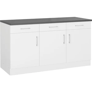 T Designo Tdesigno Aheste Mutfak Çekmeceli Alt Modül 180 cm Beyaz Tezgah Dahil TD-AHE-011