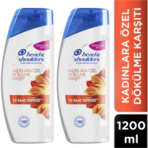 Head & Shoulders Kadınlara Özel Kepeğe Karşı Etkili Şampuan 600 ml x 2 Adet