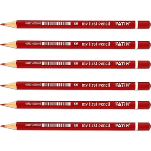 Ilk Kalemim Kırmızı Kalem Üç Köşeli Jumbo 6 Adet