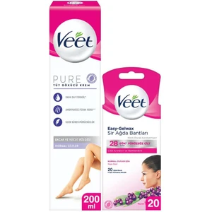 Pure 200ML + Veet Normal Yüz Ağda Bandı
