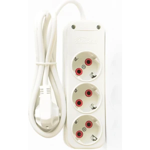 3'lü Topraklı Ara Kablosu Uzatmalı Seyyar Grup Priz