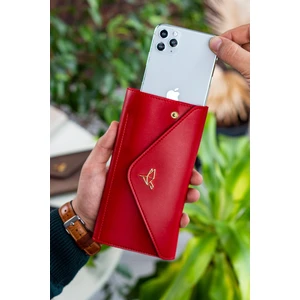 Envelope Telefon ve Bozuk Para Bölmeli Zarf Model Kadın Cüzdan