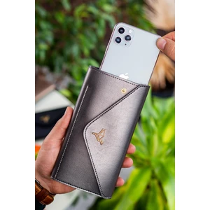 Envelope Telefon ve Bozuk Para Bölmeli Zarf Model Kadın Cüzdan
