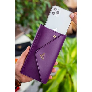 Envelope Telefon ve Bozuk Para Bölmeli Zarf Model Kadın Cüzdan
