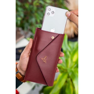 Envelope Telefon ve Bozuk Para Bölmeli Zarf Model Kadın Cüzdan