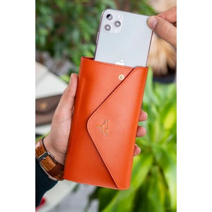 Envelope Telefon ve Bozuk Para Bölmeli Zarf Model Kadın Cüzdan