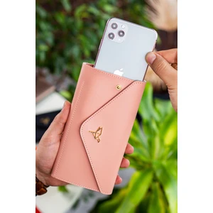 Envelope Telefon ve Bozuk Para Bölmeli Zarf Model Kadın Cüzdan