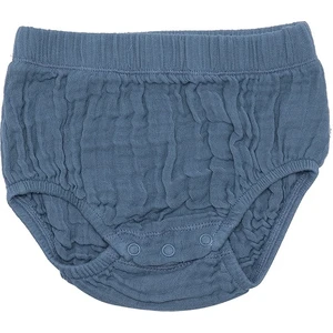 Organik Müslin Bebek Şort,ındıgo