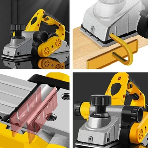 Germany Quick Series 9200WF Bakır Sargılı Metal Şanzıman Çift Bıçaklı Planya Rende Makinesi