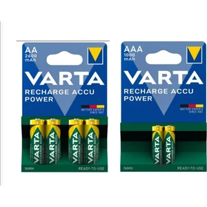 2600 Mah Aa Kalem Şarj Edilebilir Pil 4 Adet +1000 Mah Aa Ince Şarj Edilebilir Pil 2'li