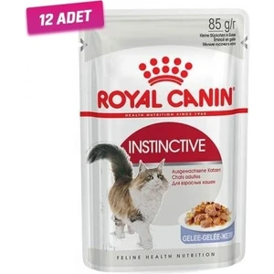 Royal Canin 12 Adet - Royal Canin Instınctive Jelly Pouch Kedi Maması 85 gr