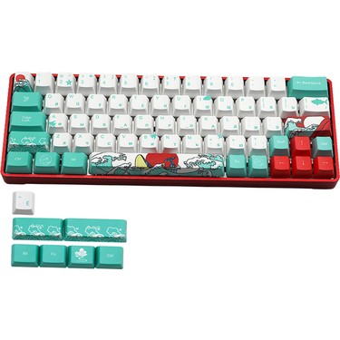 Mercan Deniz Ukyo-E Kiraz Mx Klavye Için Dy-Sub Pbt Keycaps Fiyatı