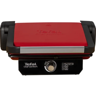 Tefal GC2225 Chef Comfort Tost Makinesi Kırmızı -