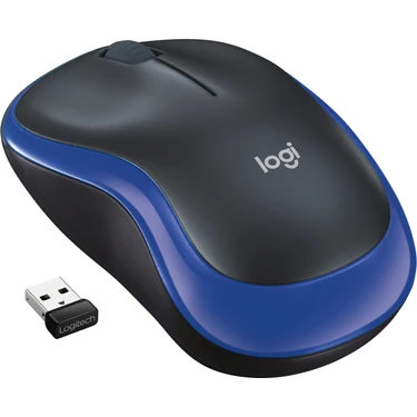 Logitech M185 USB Alıcılı Kompakt Kablosuz Mouse -