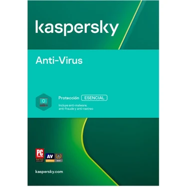 Kaspersky Antivirus 1 Kullanıcı 1 Yıl Virüs Programı