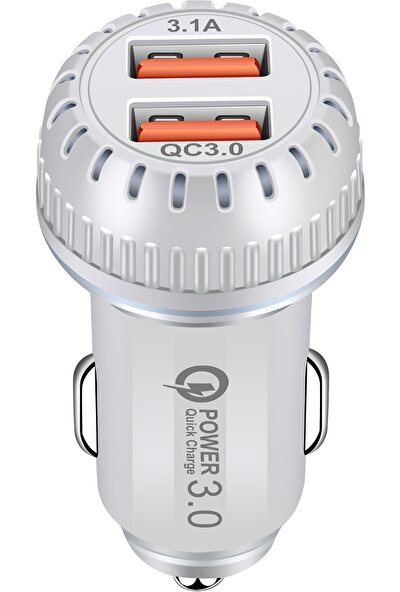 Olaf Mini Taşınabilir Çift USB Qc 3.0 Hızlı Şarj Araba Hızlı Şarj Telefon Için Hızlı Şarj (Yurt Dışından)