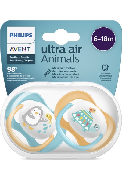 Philips Avent Avent Ultra Air Emzik 6-18 Ay Erkek SCF080/07