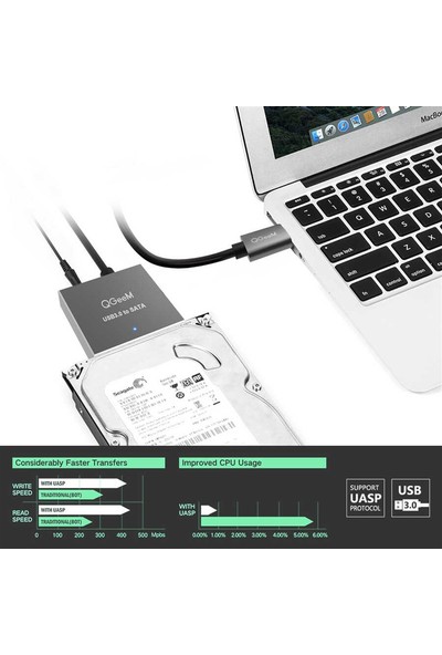 Qgeem QG-ST03 Harddisk USB Dönüştürücü