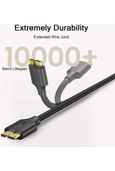 Qgeem QG-CVQ22 USB To Micro USB Kablo 0.91M