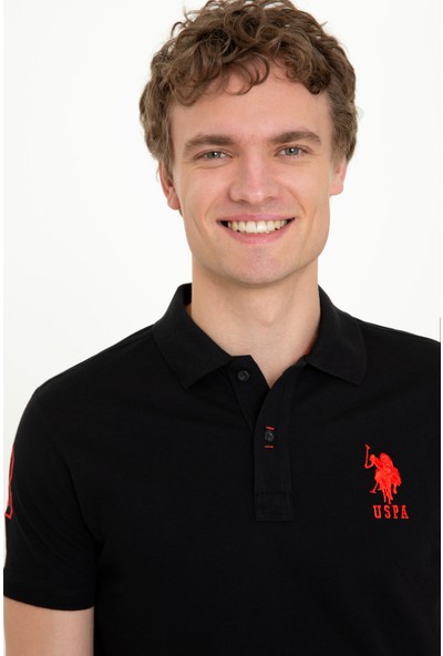 U.S. Polo Assn. Erkek Siyah T Shirt