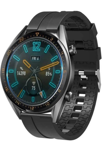 Mi7a Huawei Gt / Gt2 / Gt2 Pro / Gt3 - Honor Magic Watch 2 46MM - Samsung Gear Watch 46MM Silikon Kordon Kayış