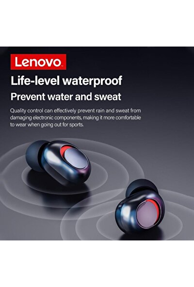 Lenovo PD1X Tws Bluetooth 5.0 Kulakiçi Kablosuz Telefon Kulaklığı Siyah (İthalatçı Garantilidir)