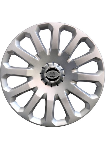Kırılmaz Citröen C4 Cactus 15'' Inç Jant Kapağı 4 Adet 1 Takım