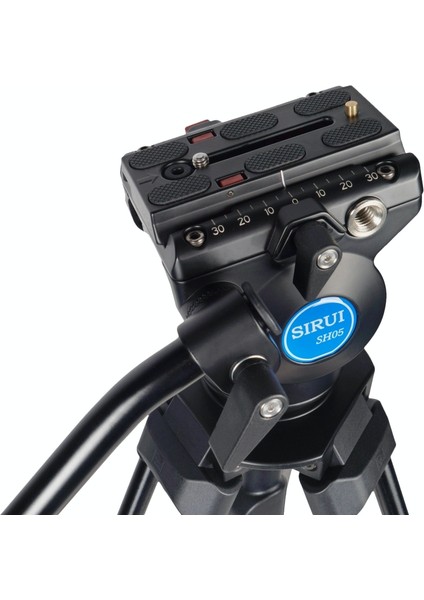 SH05 Alüminyum Video Tripod Kiti Siyah