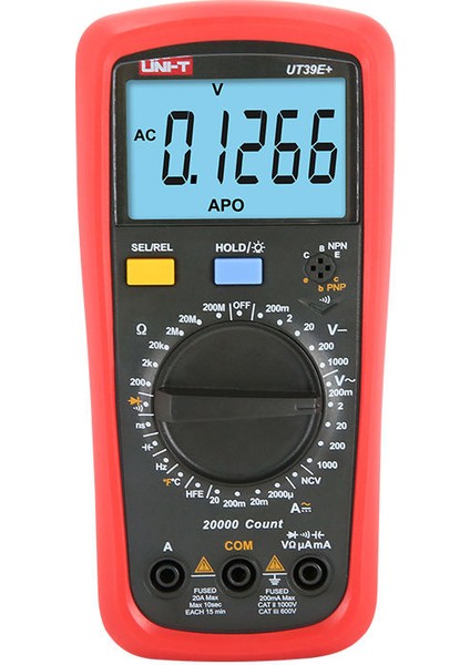 UT-39E+ Dijital Multimetre