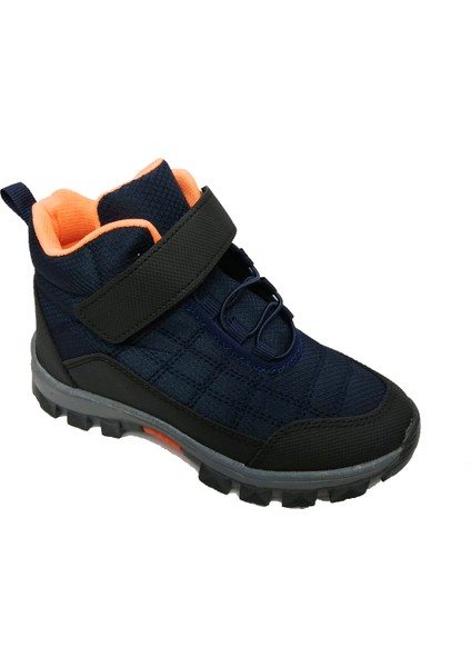 1980 Sneakers Fashion Filet Çocuk Spor Bot Laci Siyah Turuncu