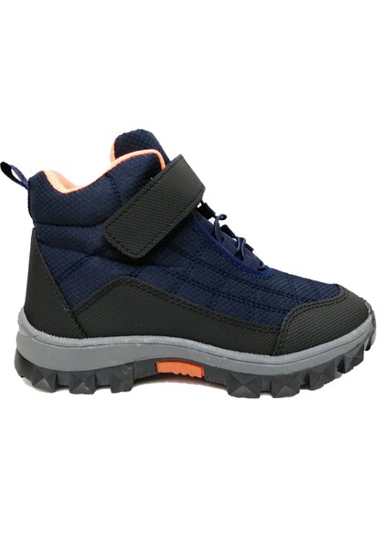 1980 Sneakers Fashion Filet Çocuk Spor Bot Laci Siyah Turuncu