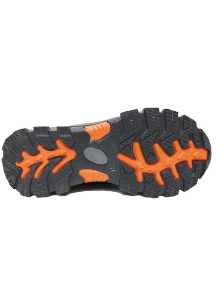 1980 Sneakers Fashion Filet Çocuk Spor Bot Laci Siyah Turuncu