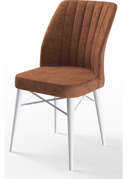 Concept Eva Serisi 80 x 132 cm Açılabilir Mdf Mutfak Masa Takımı Beyaz Masa ve 6 Sandalye modelleri